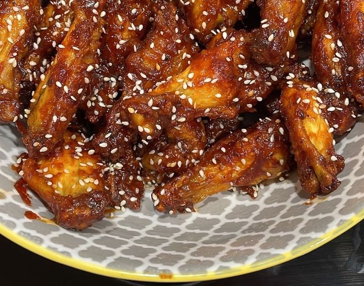 Easy Korean Fried Chickpeas / Chicken